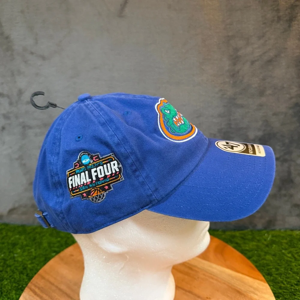 Florida Gators 47 Brand Clean Up Hat Blue 2025 Final Four‎ San Antonio OSFA Mens